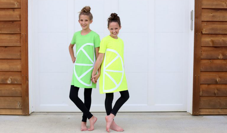 Cómo hacer disfraces de cítricos Disfraces de Halloween para hermanos: cítricos