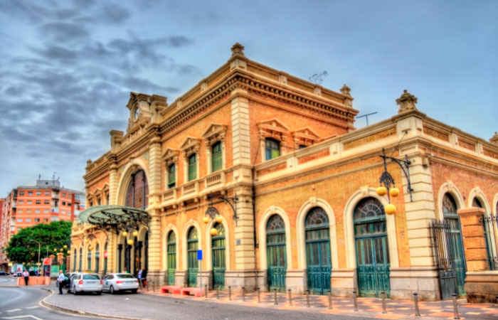 estación de tren de Cartagena, Murcia Estaciones de tren españolas: Cartagena
