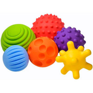 Bolas sensoriales para calmar bebés 