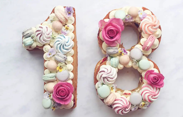 receta de tarta con los números de la edad de quien cumple años tarta con bizcochos con la forma de los números de la edad
