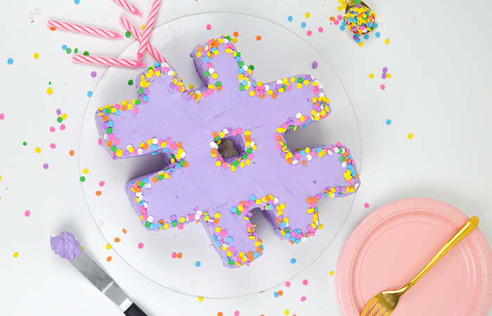receta de tarta para adolescentes en forma de hashtag tartas originales para adolescentes: en forma de hashtag