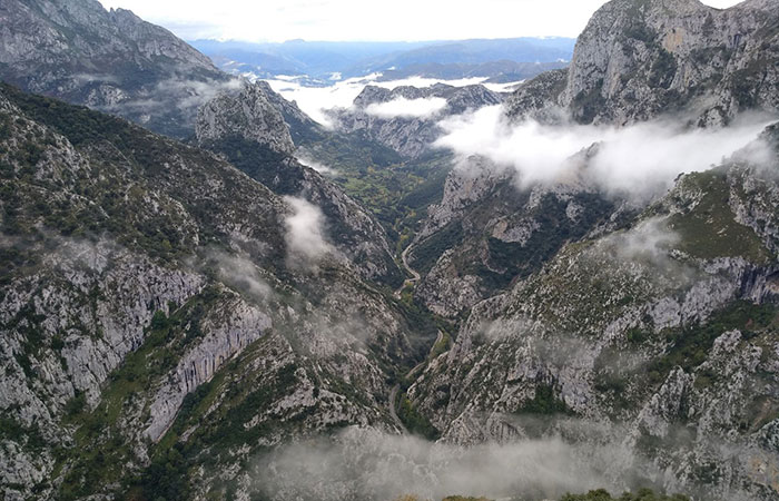 Desfiladero de La Hermida en Cantabria