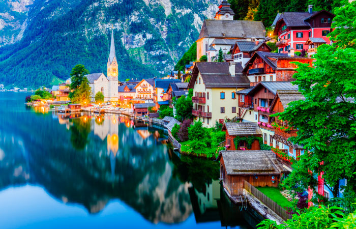 Hallstatt, Austria Hallstatt, mejores ciudades de Europa para visitar en invierno