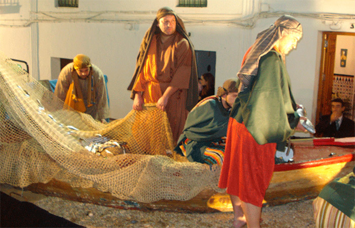 Cabalgata con personajes estáticos de Higuera de la Sierra, Huelva Pueblos con más encanto en Navidad: Higuera de la Sierra, Huelva