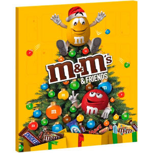 m&m calendario de adviento