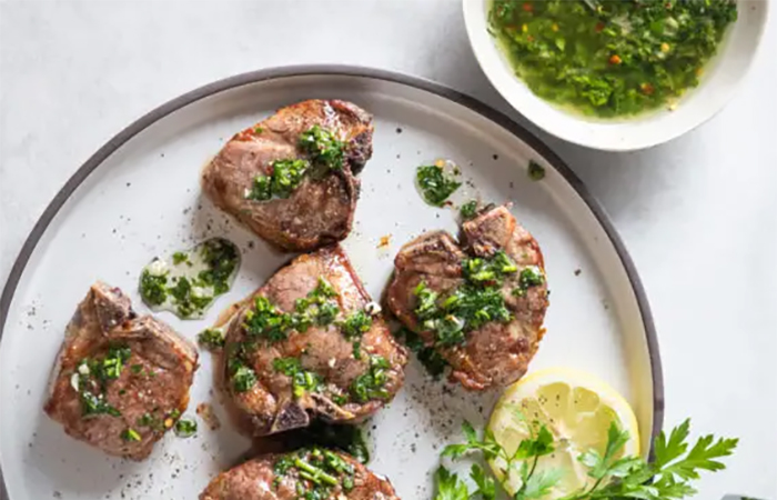 Receta de chuletas de cordero en freidora de aire chuletas de cordero en freidora de aire