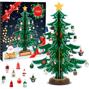 arbol de madera calendarios de adviento