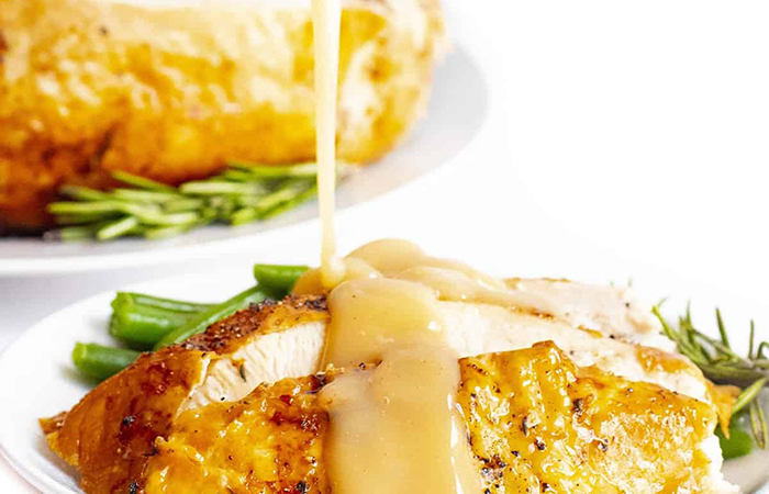 Receta de pavo asado en freidora de aire pavo asado en freidora de aire