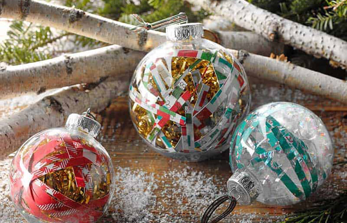 Cómo hacer bolas decoradas para el árbol bolas decoradas