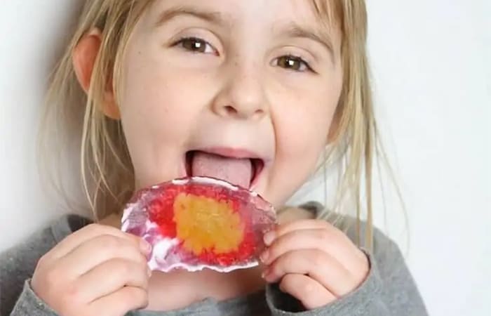 Cómo hacer ágatas comestibles Hacer ágatas con caramelos