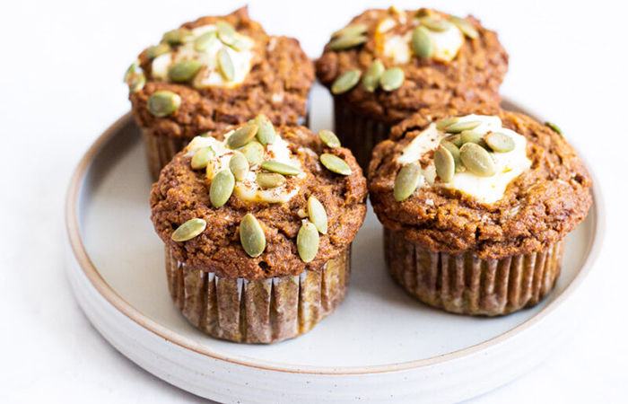 Receta de muffins de calabaza Muffins de calabaza