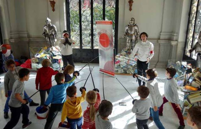 ¡En guardia! Esgrima para niños en el Museo Lázaro Galdiano