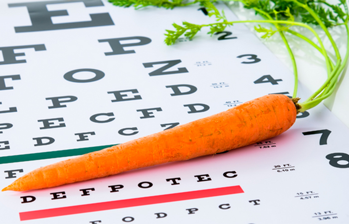 Zanahorias, ricas en betacarotenos, buenos para la salud ocular Alimentos que favorecen la salud visual: zanahorias