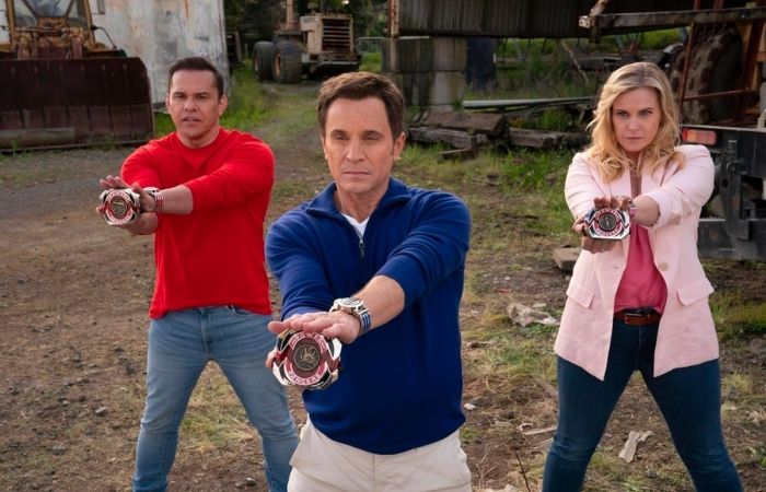 Mighty Morphin Power Rangers: ayer, hoy y siempre, fotograma de la película estreno en Netflix, vuelven los Power Rangers