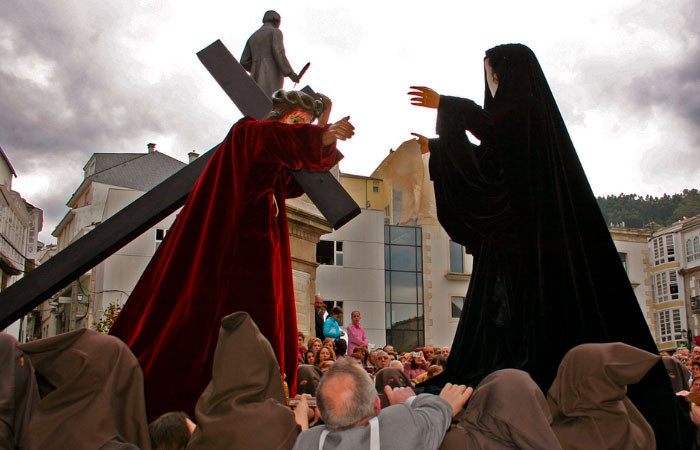 La imaginería es el sello distintivo de la Semana Santa de Viveiro lugo galicia semana santa viveiro jesus cruz