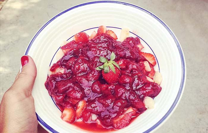 receta de sopa de fresas, una de las ideas Montessori para cocinar ideas Montessori para cocinar sopa de fresas
