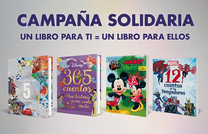Portadas campaña solidaria libros Planeta