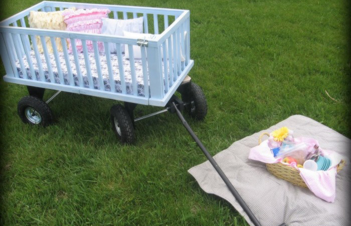 Cómo hacer un carrito de paseo DIY con una cuna carrito de paseo DIY