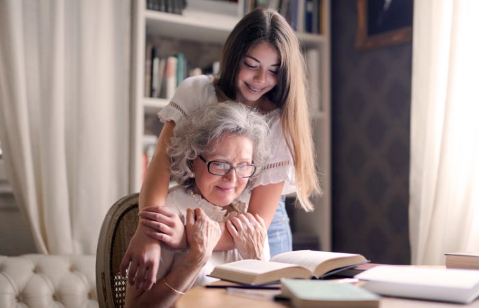 nieta y abuela, un vínculo muy importante Abuela y nieta
