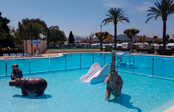 instalaciones piscina infantil camping Javea Piscina infantil del camping Jávea