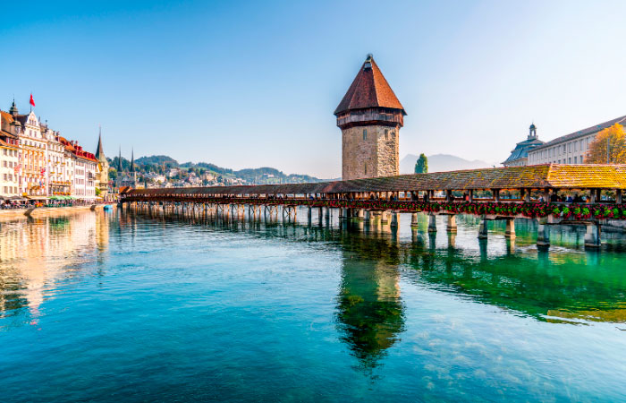 Kapellbrücke es el puente de madera más antiguo de Europa puente de la capilla lucerna suiza puentes de europa
