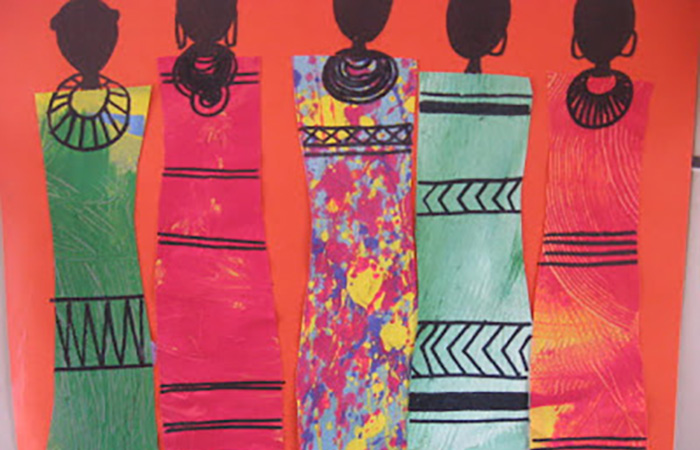 marcapáginas de mujeres africanas marcapáginas africanos
