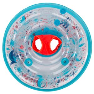 aprender a nadar jugando: Flotador transparente all slot blue