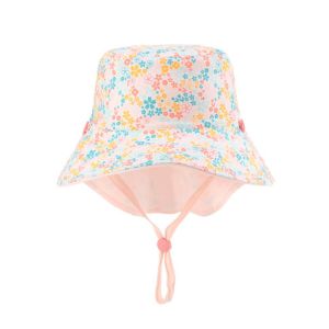 Sombrero reversible estampado de flores