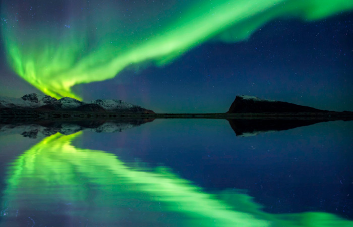 Luces del norte en Tromsø, Noruega Tromso auroras boreales northern lights