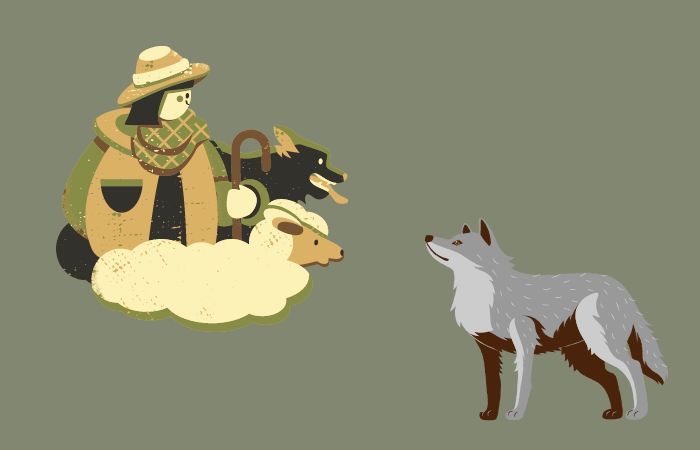 la historia del clásico el pastor y el lobo El pastor y el lobo