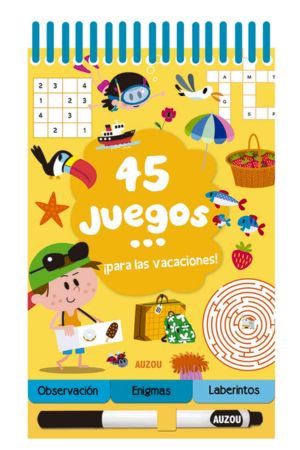  cuaderno con 45 juegos