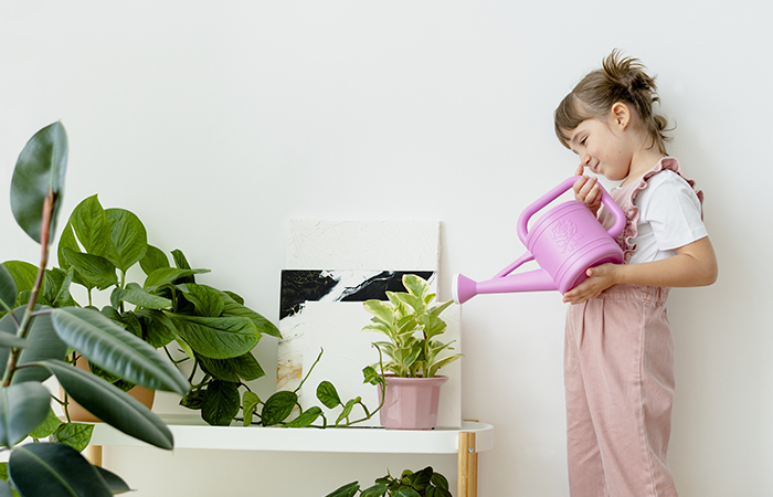 Ideas para regar las plantas con la pedagogía Montessori Regar las plantas Montessori