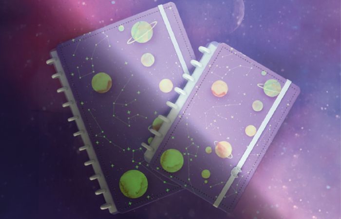 Cuaderno Inteligente modelo Purple Galaxy Cuaderno Inteligente: purple galaxy