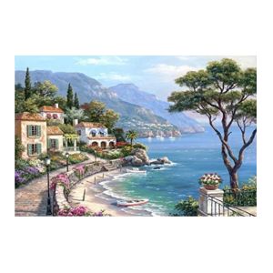 diamond painting: paisaje costero