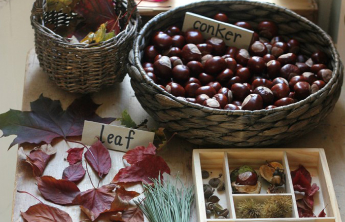 Cómo hacer una mesa de estación otoño mesa de estación otoño