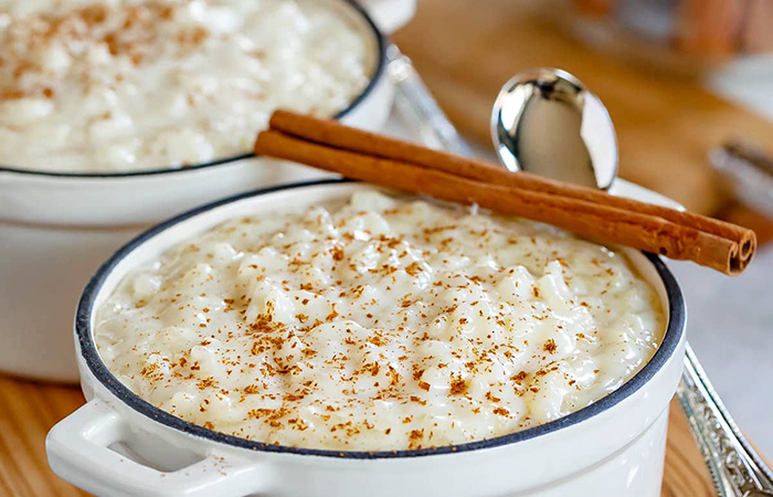 Arroz con leche al microondas Recetas dulces al microondas con arroz
