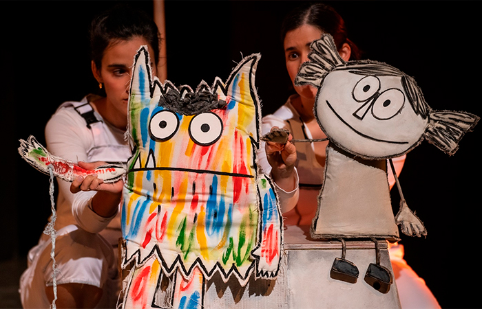 Función teatral El monstre de colors Un plan para cada día de Navidad en Barcelona: ir al teatro a ver El monstre de colors, en el Teatre Goya