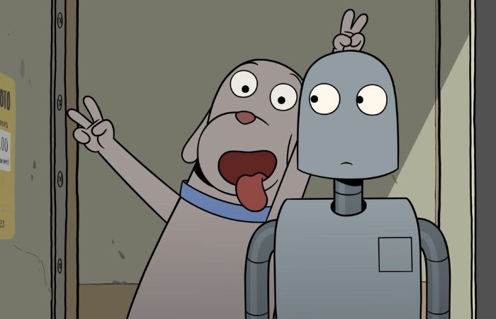 escena de Robot Dreams Películas nominadas a los goya 2024: 'Robot Dreams'