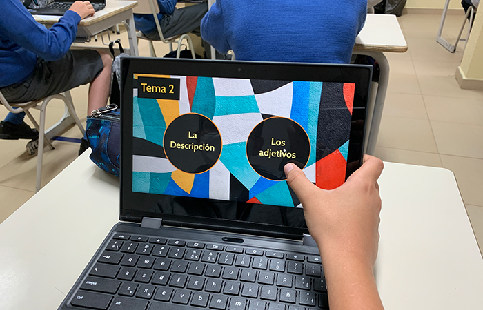proyecto digital con dispositivos portátiles para la enseñanza Colegio bilingüe Liceo Cónsul