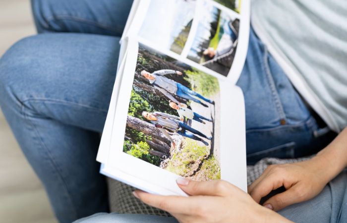 Álbum de fotos personalizado con imágenes de familia Álbum personalizado