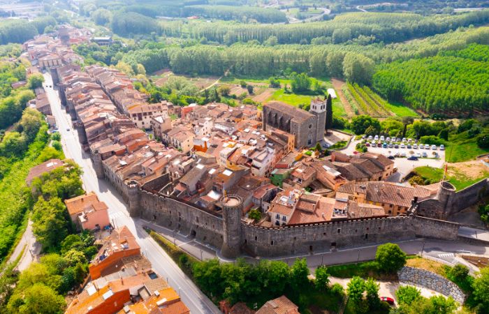 Castillo de Hostalric en Girona