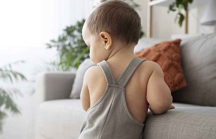 Usa ropa de bebé difícil de desabrochar para que el bebé no se quite el pañal Ropa de bebé