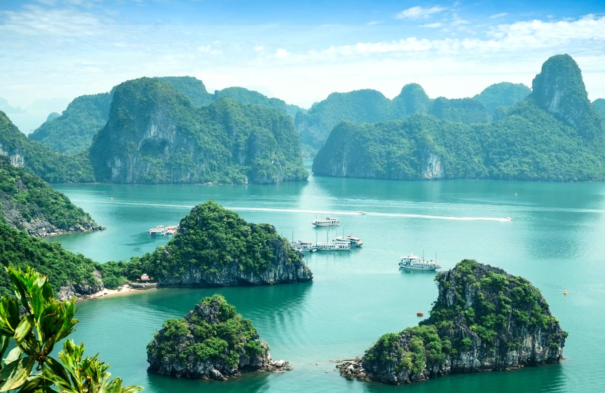 la magnífica belleza de la Bahía de Halong, en Vietnam Bahía de Halong, en Vietnam