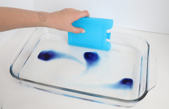 experimento sobre corrientes oceánicas