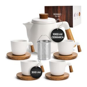juego de té de cerámica