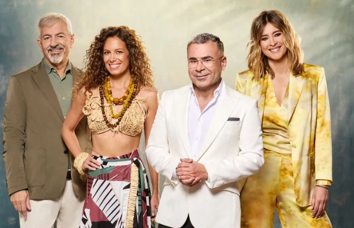 Carlos Sobera, Laura Madrueño, Jorge Javier Vázquez y Sandra Barneda, presentadores de Supervivientes 2024 Presentadores de Supervivientes 2024