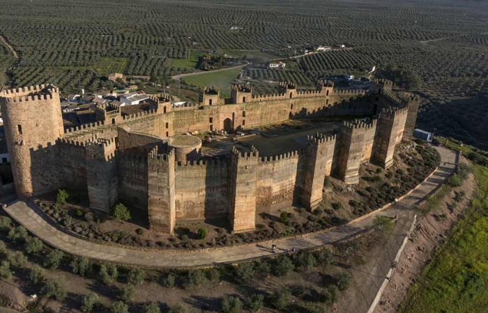 Castillo de Burgalimar en Baños de la Encina, Jaén