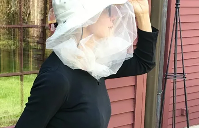 Cómo hacer un sombrero con mosquitera gorro con mosquitera