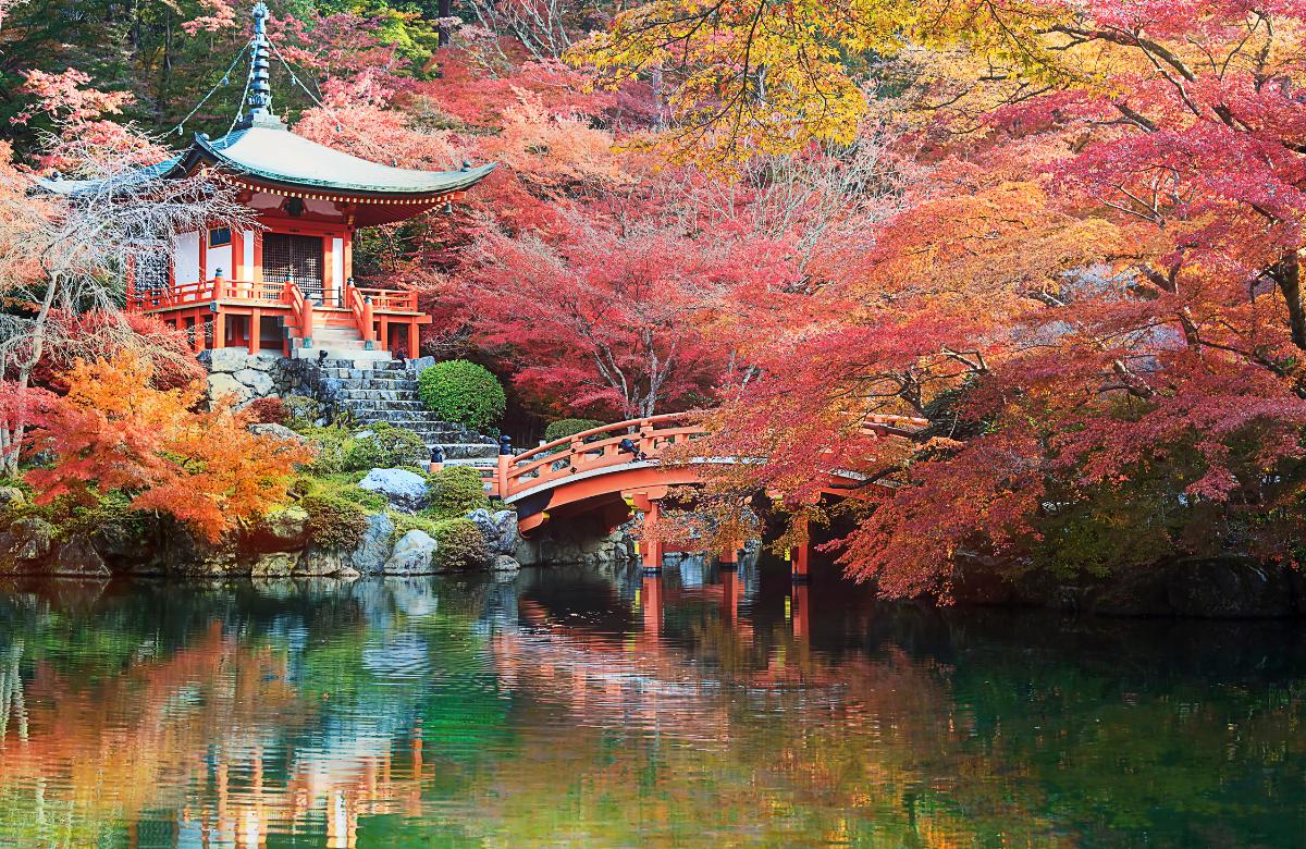 Daigo-ji es un templo budista Shingon en Kioto kioto japon Daigo-ji