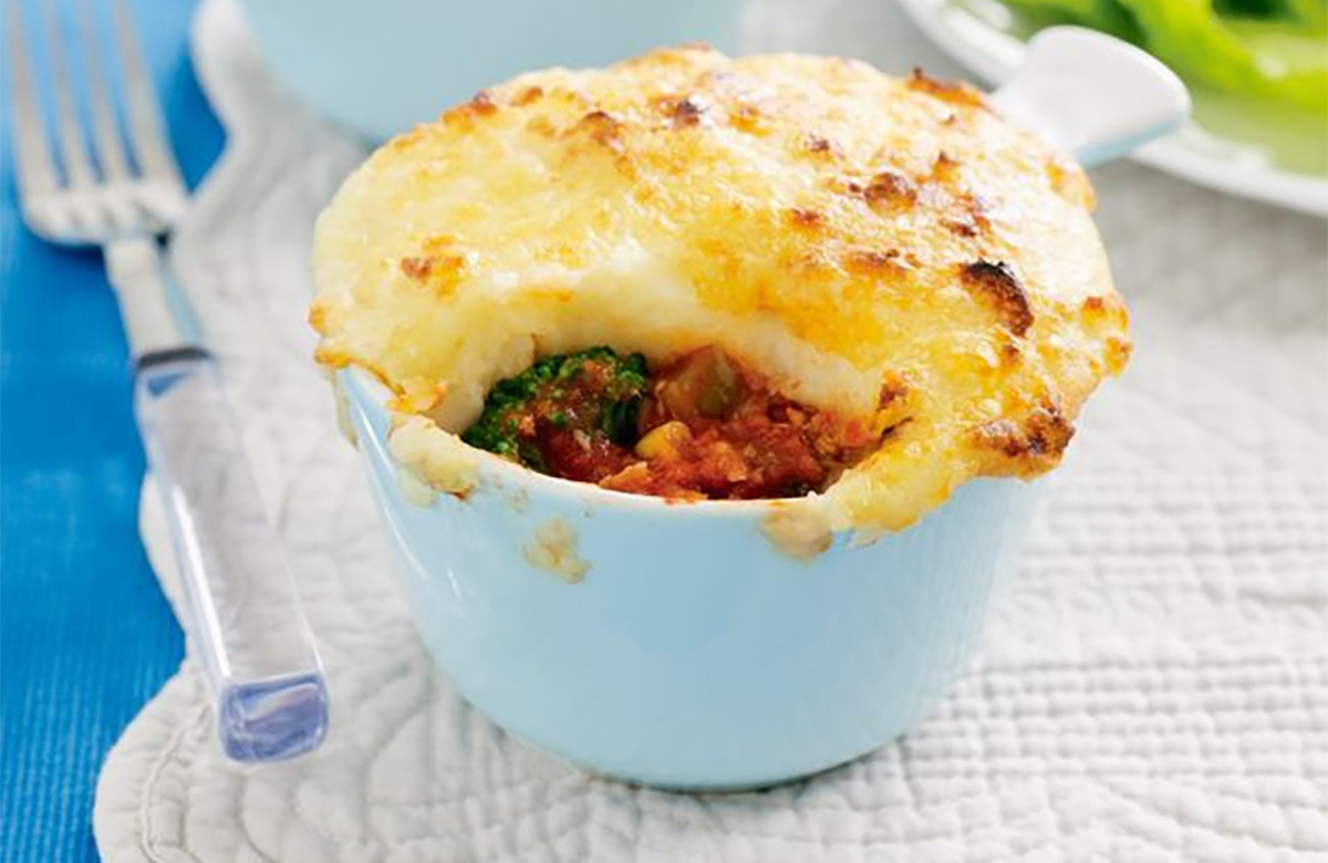 Receta de pastel de atún Pastel de atún en taza